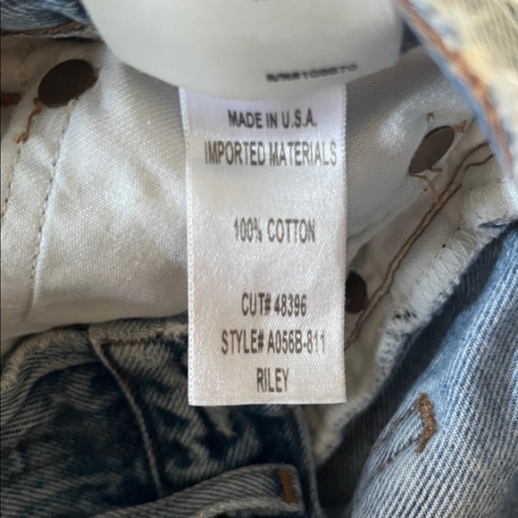 Agolde Classic Blue Denim Jeans - Picture 4 of 4